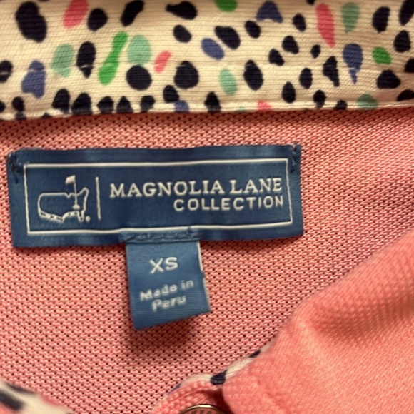 NWOT Magnolia Lane Masters Collection Pink Polo Shirt Size XS - Picture 4 of 10